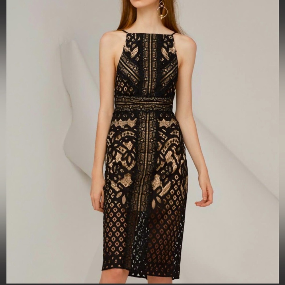 KEEPSAKE The Label Lace Midi Dress (M)